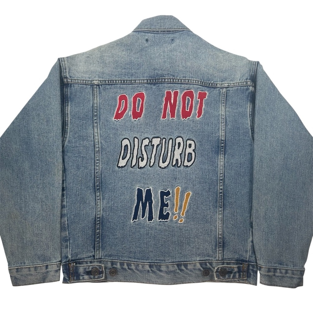 Forever 21 Do Not Disturb Me Denim Jacket Size S Women’s